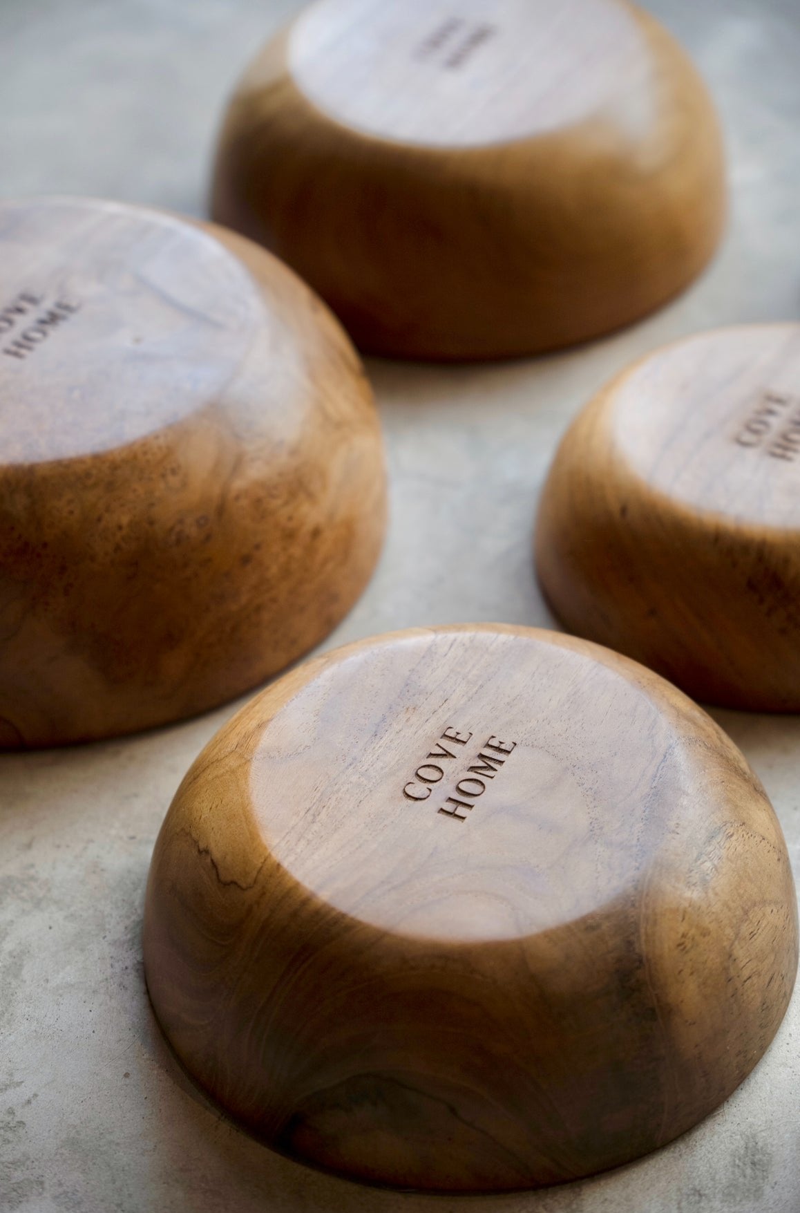 Teak wood Nesting Bowls - Set of 5