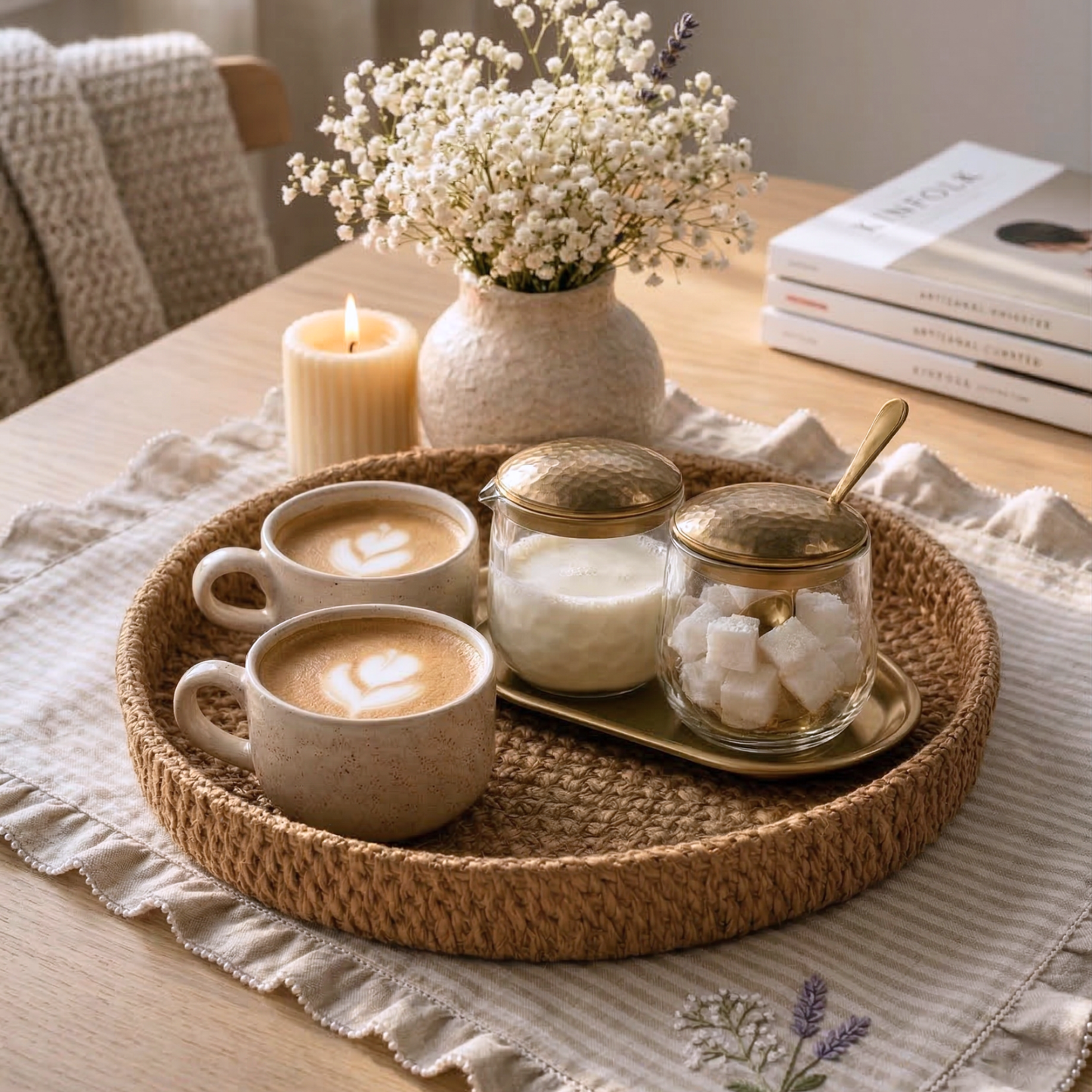 Sugar and Creamer Set