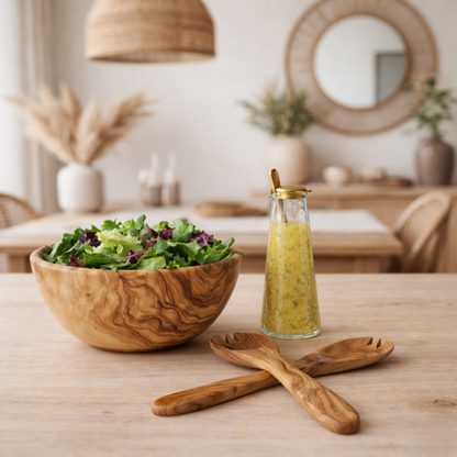 Pedestal Bowl & Salad Server Set