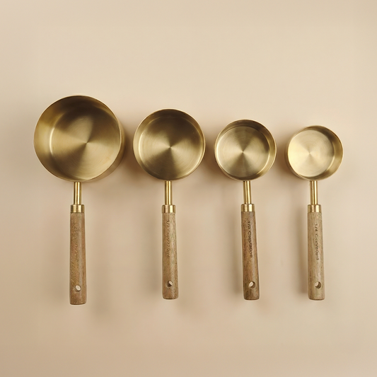 Golden Measuring Cup Set