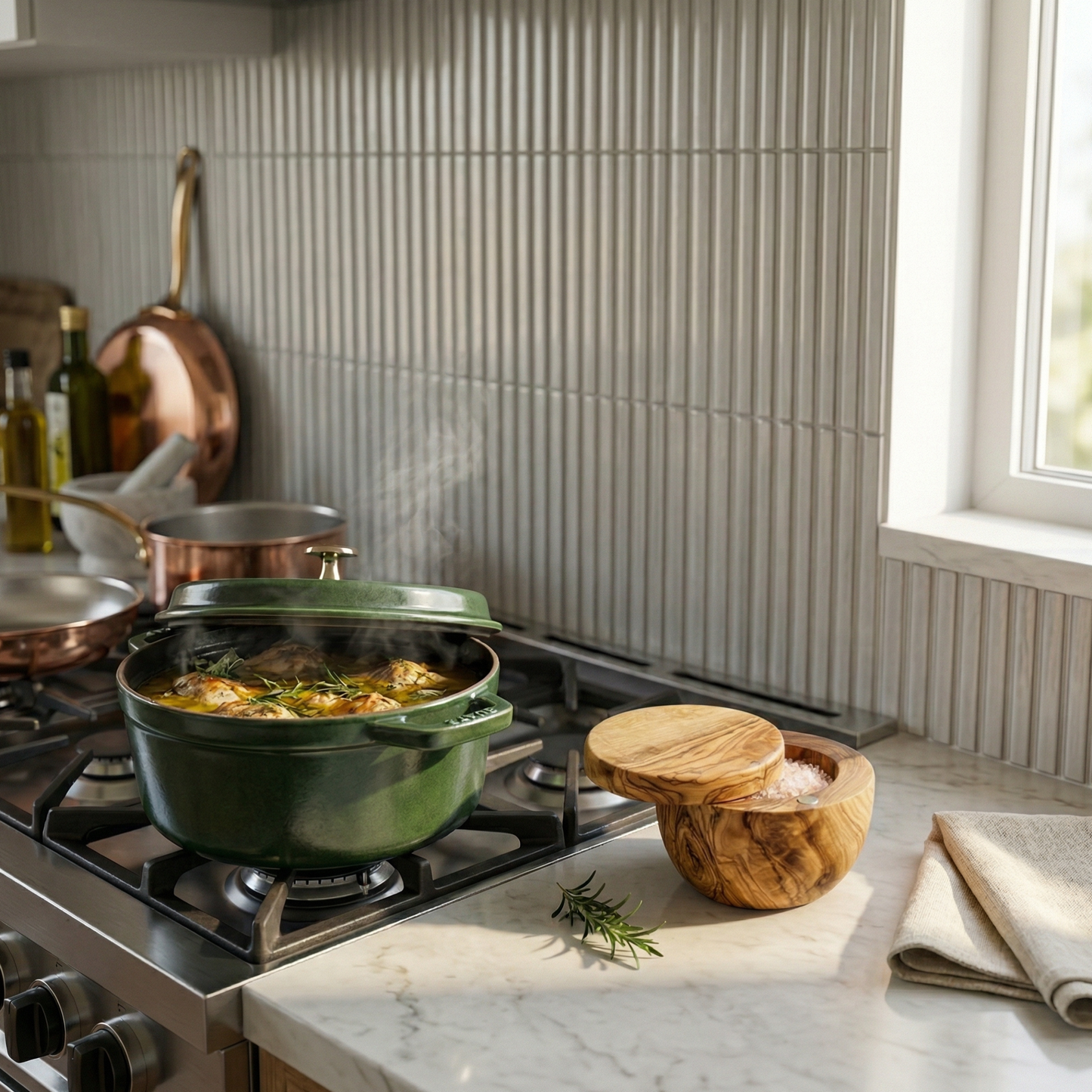 Olive Wood Salt Cellar