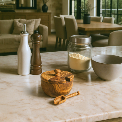 Olive Wood Salt Cellar