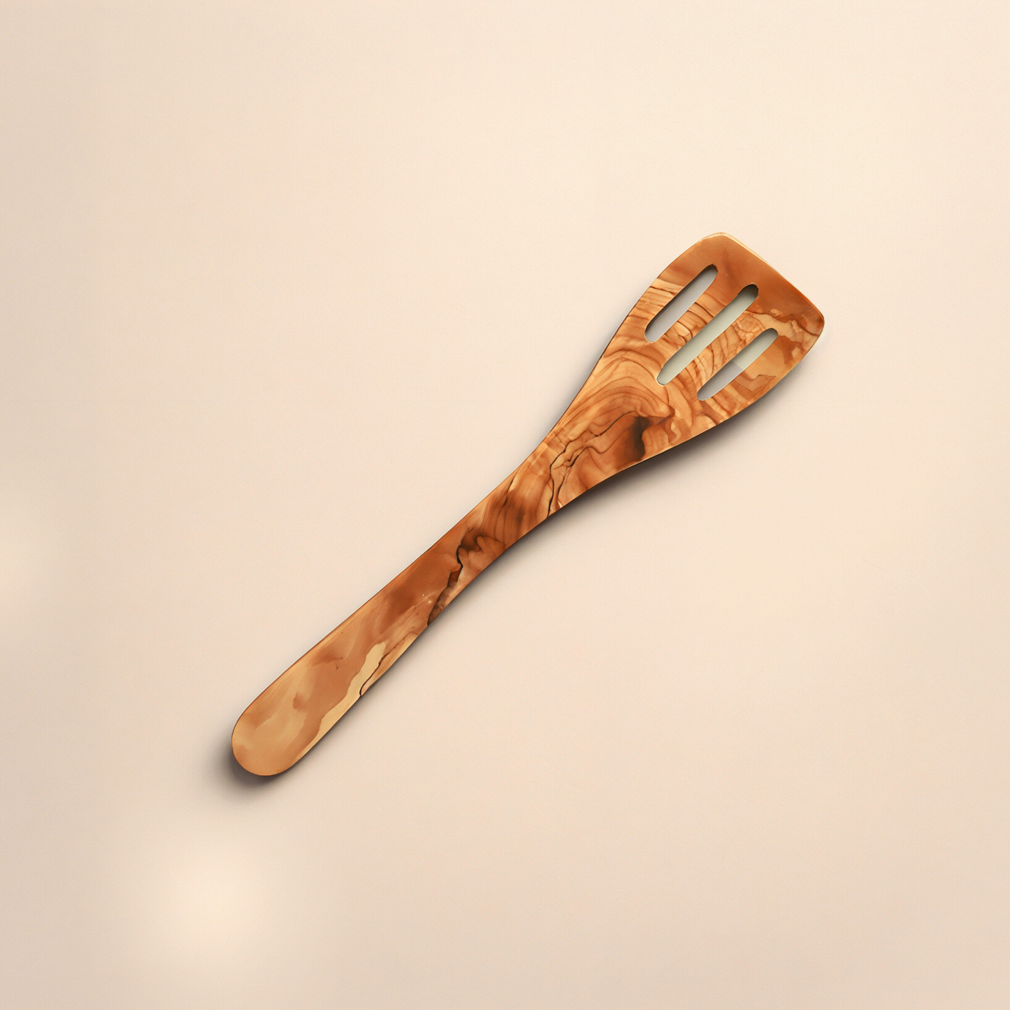 Olive Wood Slotted Spatula