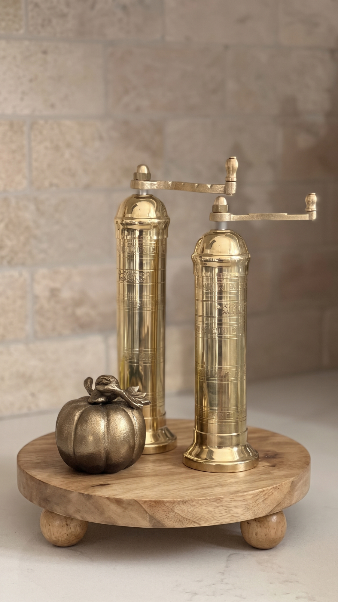 Brass Salt & Pepper Mills