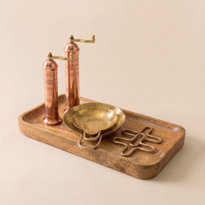 The Stovetop Set with Copper Mills