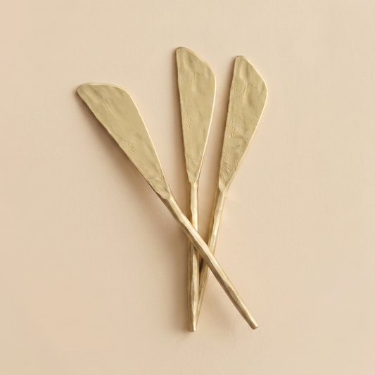 Brass Spreader Knives - Set of 3