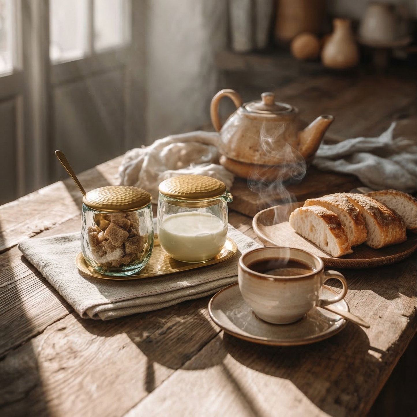 Sugar and Creamer Set
