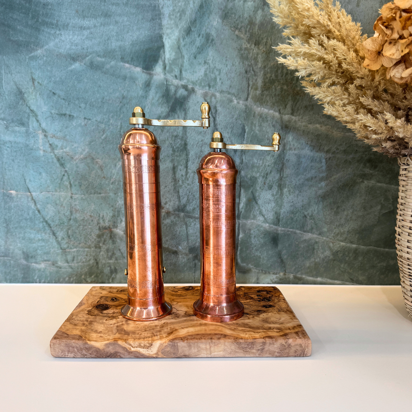 Brass & Copper Salt & Pepper Mills