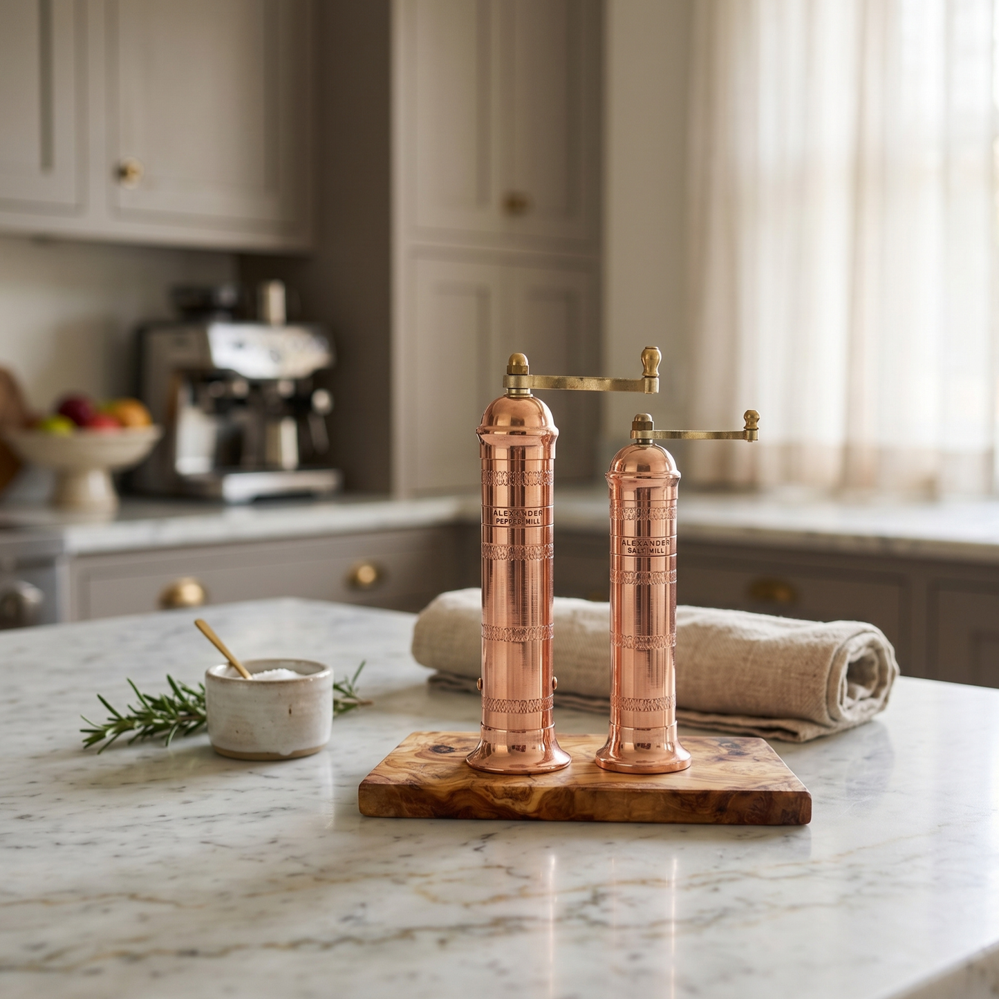 Brass & Copper Salt & Pepper Mills