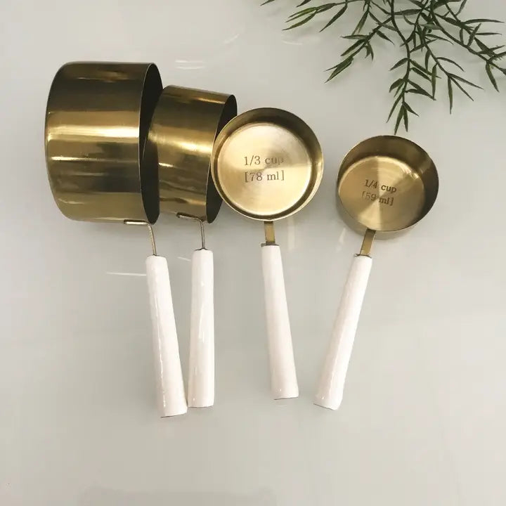 Brass Measuring Cup Set