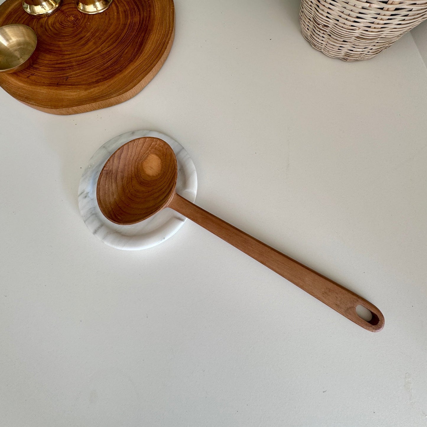 Teak Stir & Serve Set