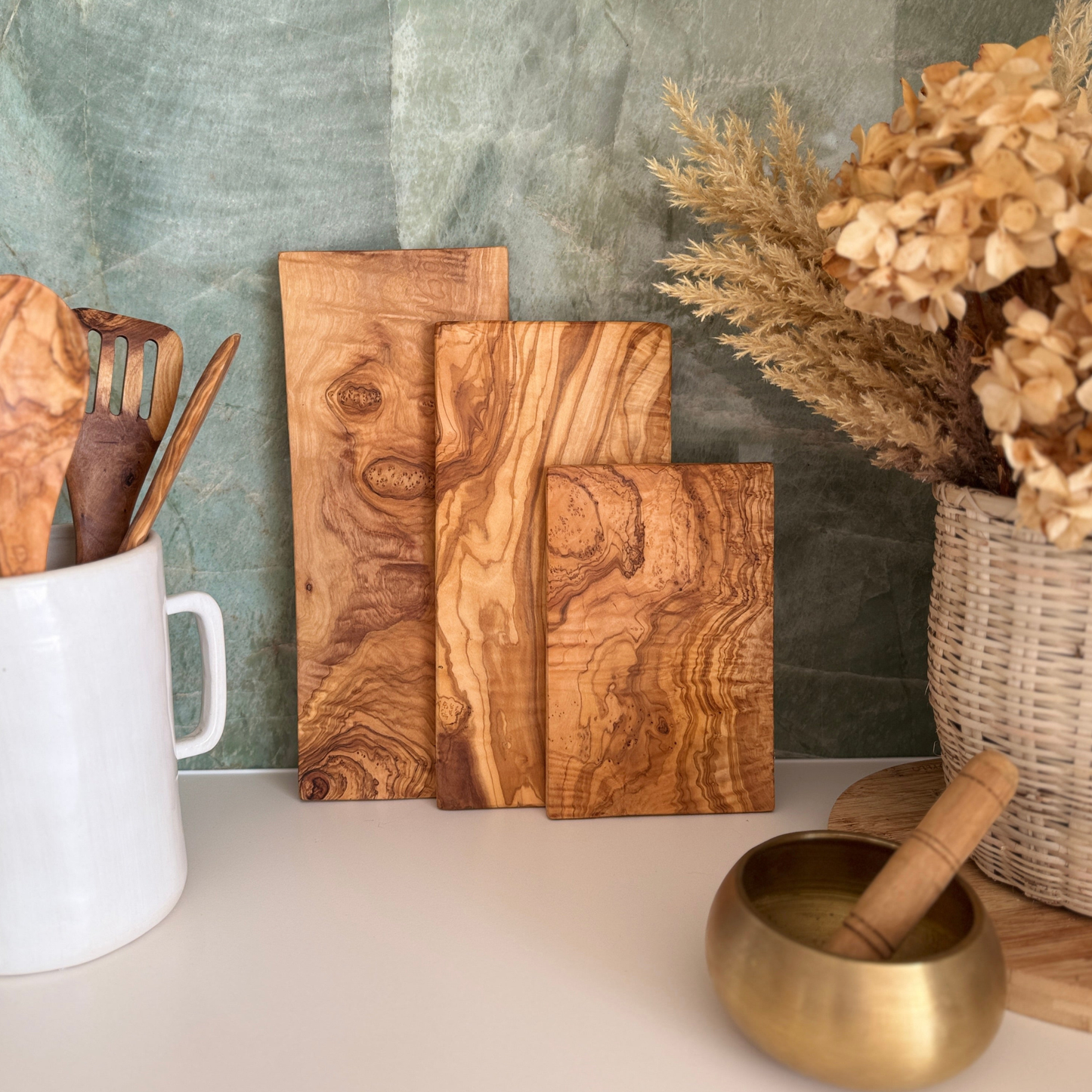 Olive Wood Classic Board Set