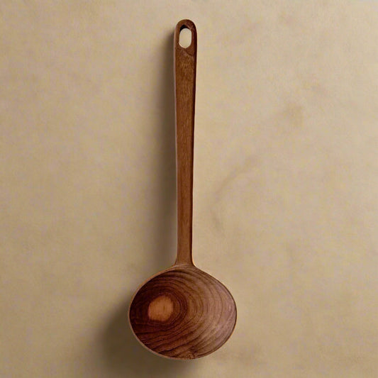 Oval Teak Serving Ladle