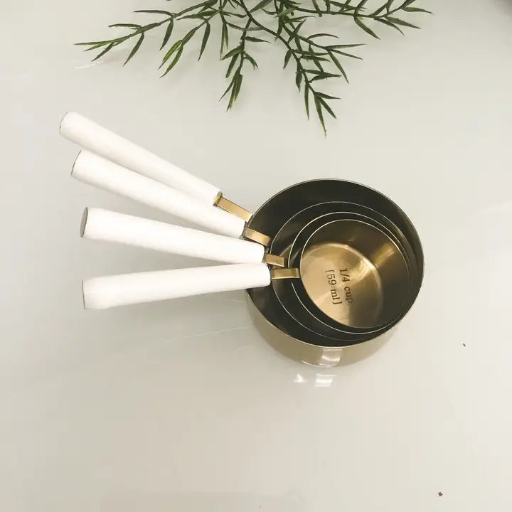 Brass Measuring Cup Set