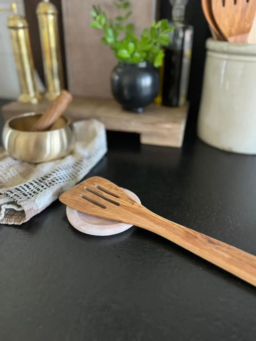 Olive Wood Cooking Spoon Value Set - Cove Home