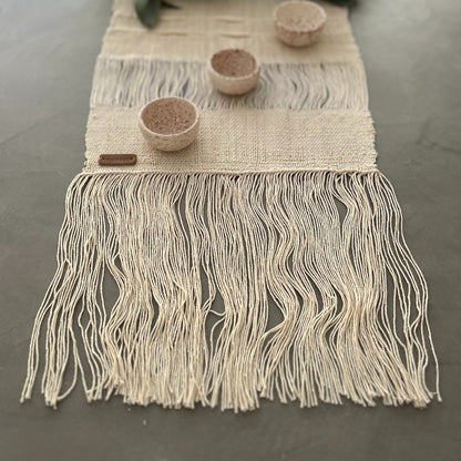 White Thread Table Runner - Cove Home