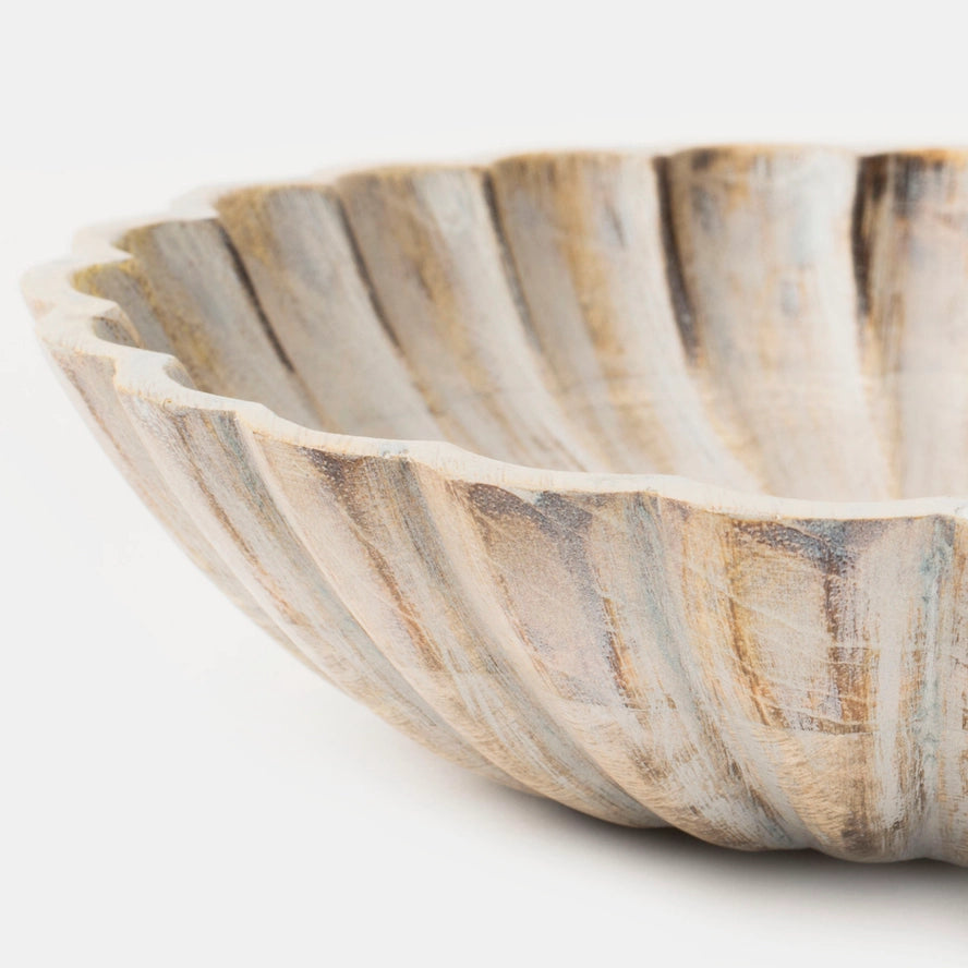 Scallop Bowls - Grey - Set of 2