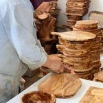 Olive Wood Round Board