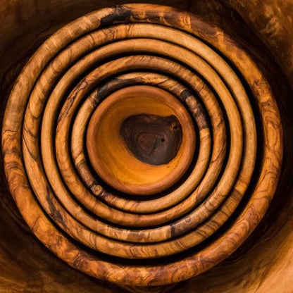 Olive Wood Nesting Bowls - Cove Home