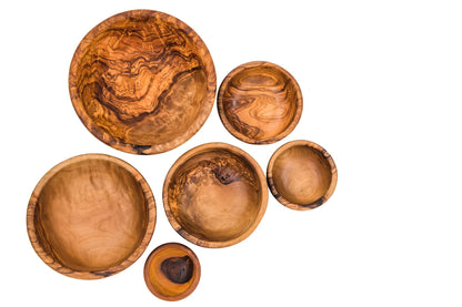 Olive Wood Nesting Bowls - Cove Home