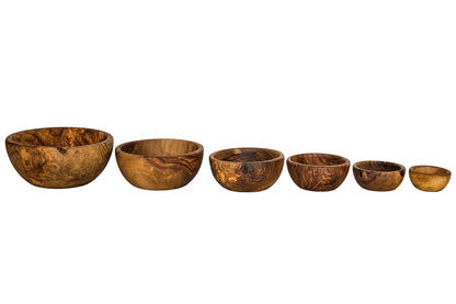 Olive Wood Nesting Bowls - Cove Home