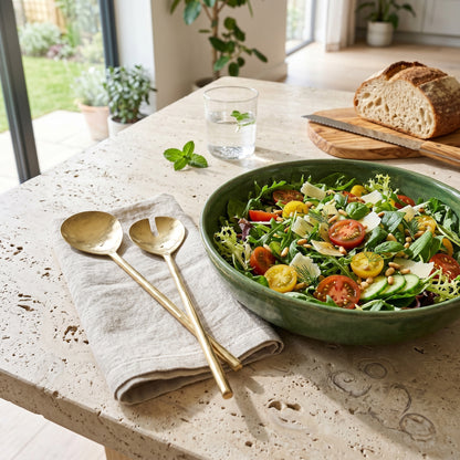Brass Salad Servers - Set of 2