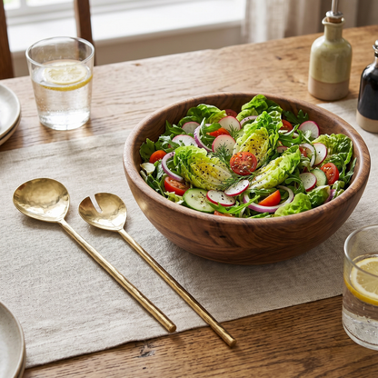 Brass Salad Servers - Set of 2
