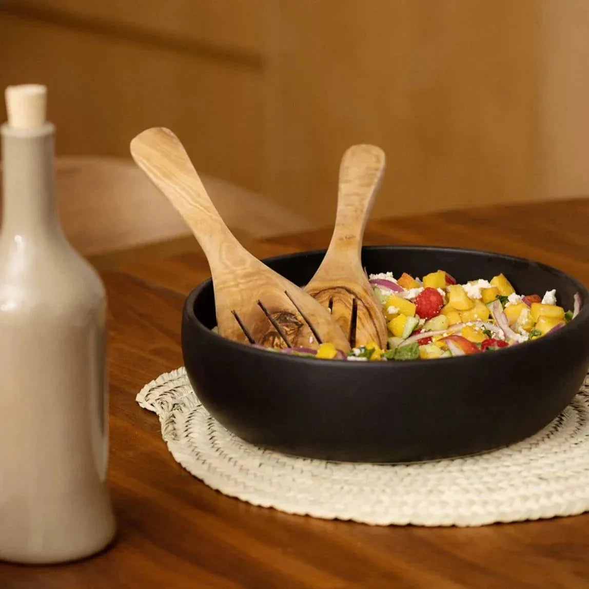 Enameled Stoneware Serving Bowl - Cove Home