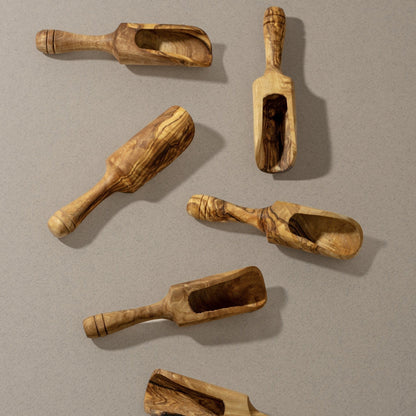 Olive Wood Scoop - Cove Home