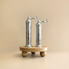 Brass & Chrome Mills Riser Set