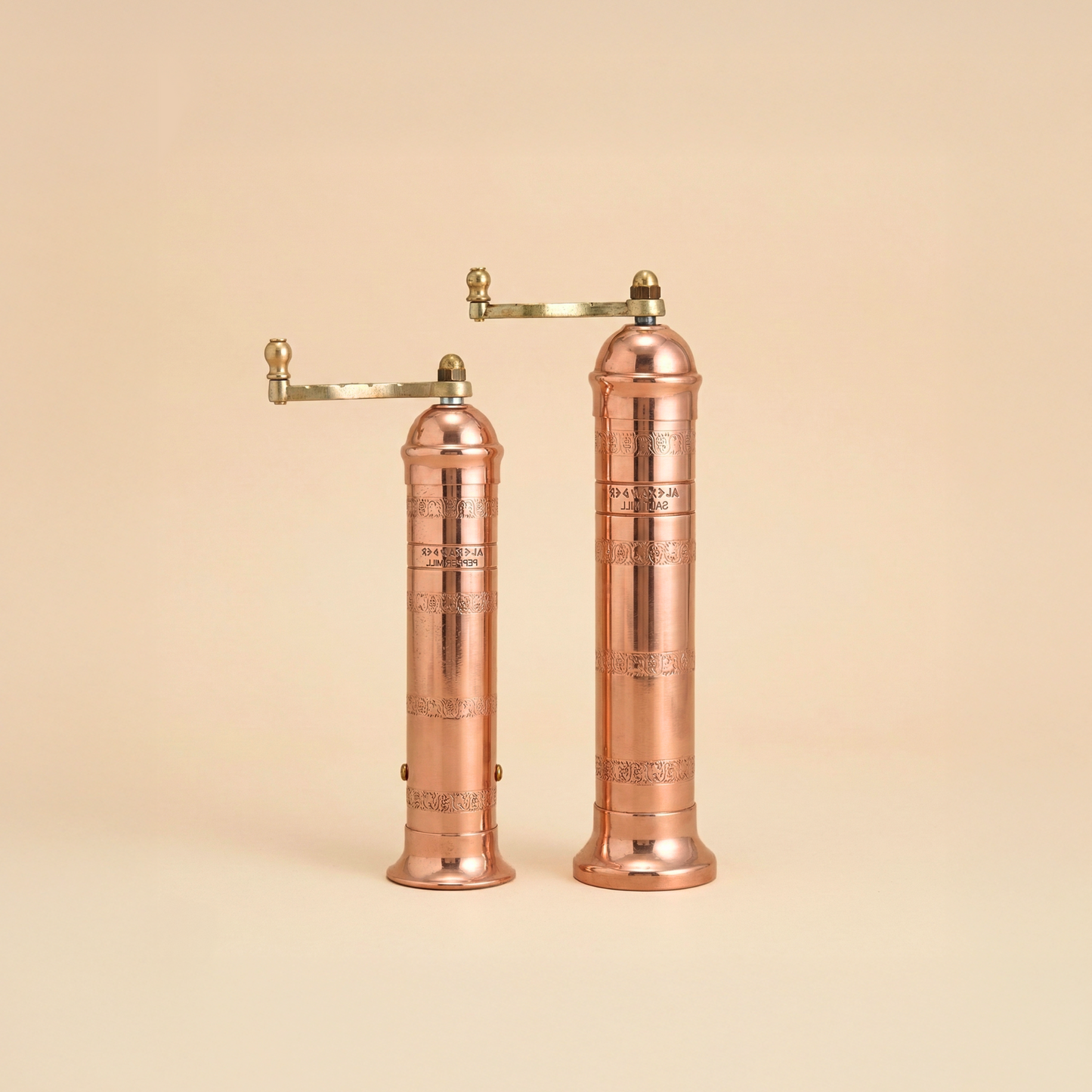 Brass & Copper Salt & Pepper Mills