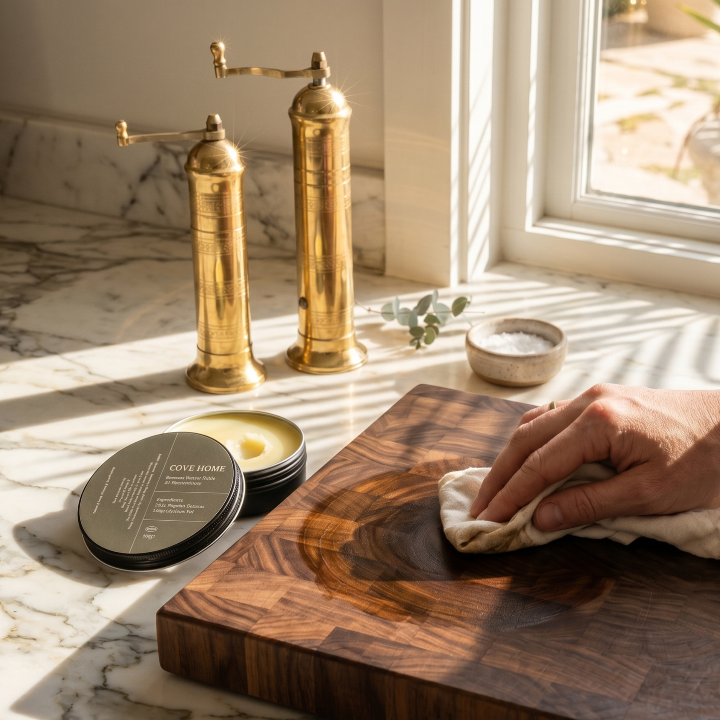 Cove Home Organic Brass & Wood Balm