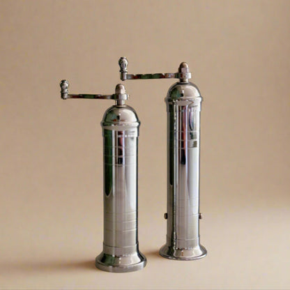 Brass & Chrome Salt & Pepper Mills