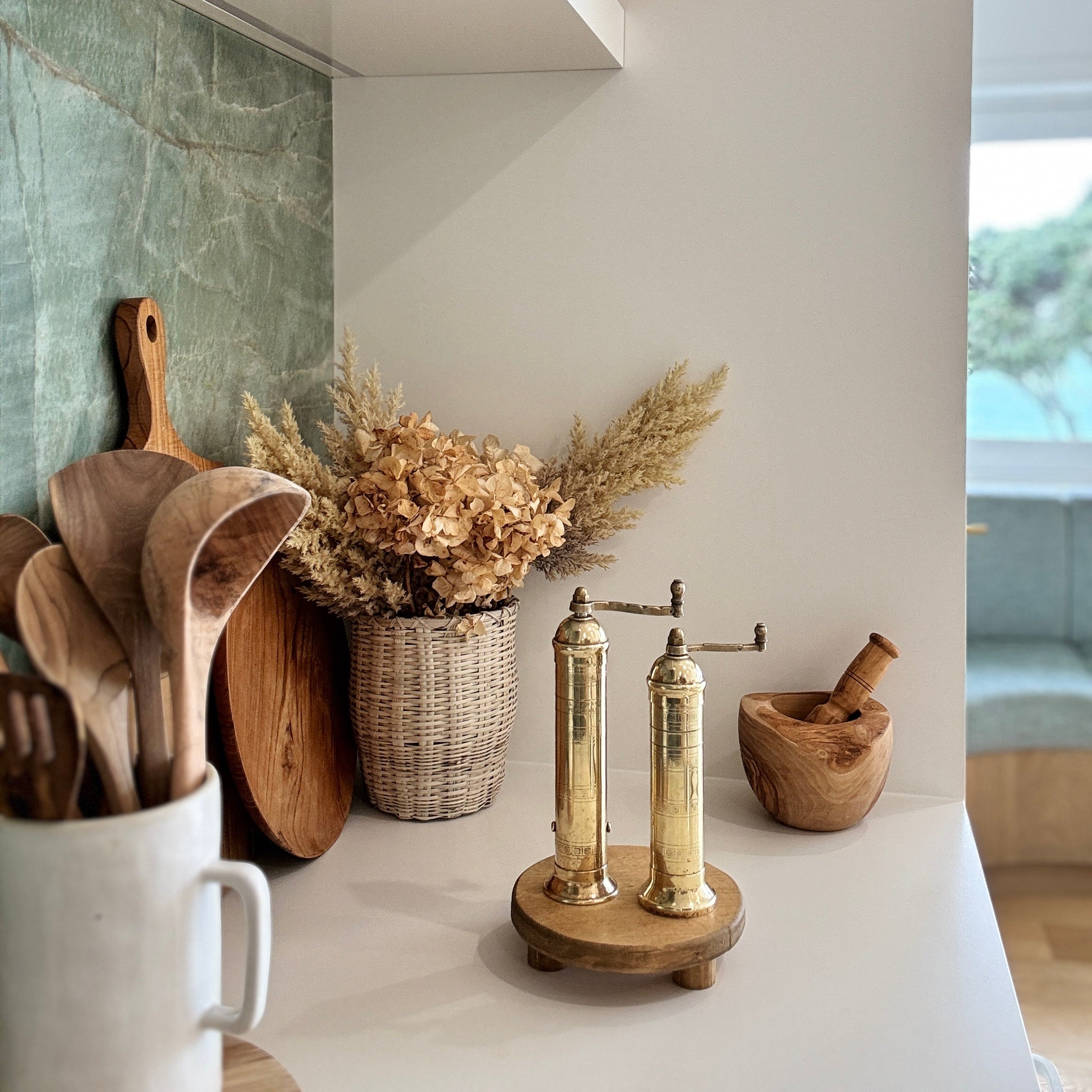 Brass Mills & Riser Set – Cove Home