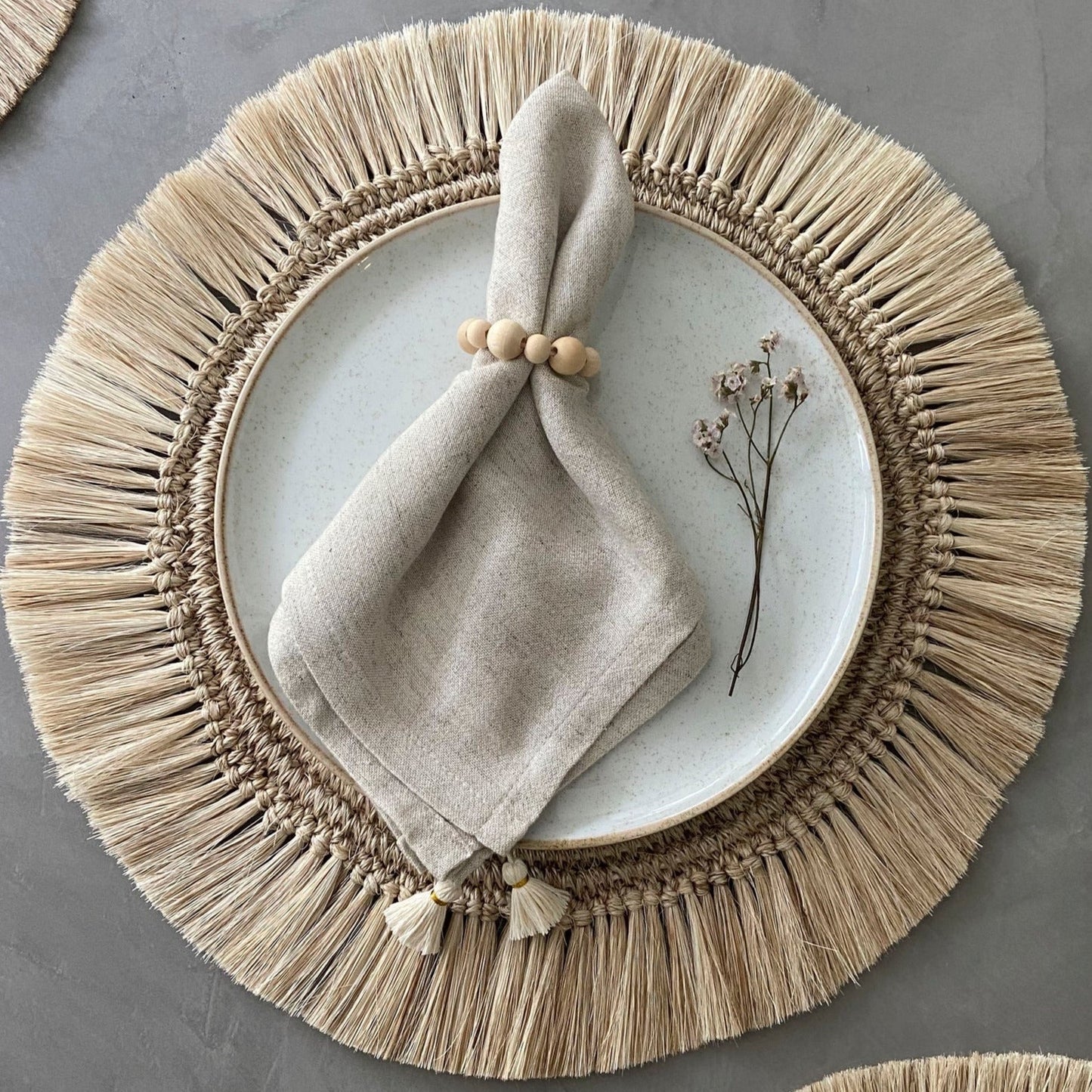 Fringes Placemat - Set of 4