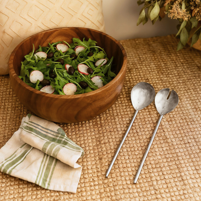 Pewter Salad Servers - Set of 2