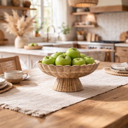 Pedestal Bowl & Salad Server Set