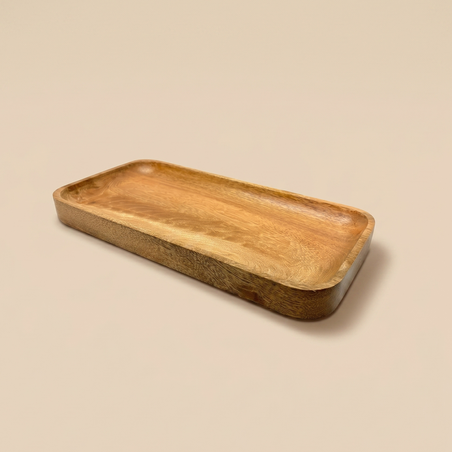 Long Mango Wood Serving Tray