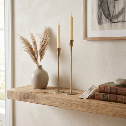Long tapered candle holders - Set of 2
