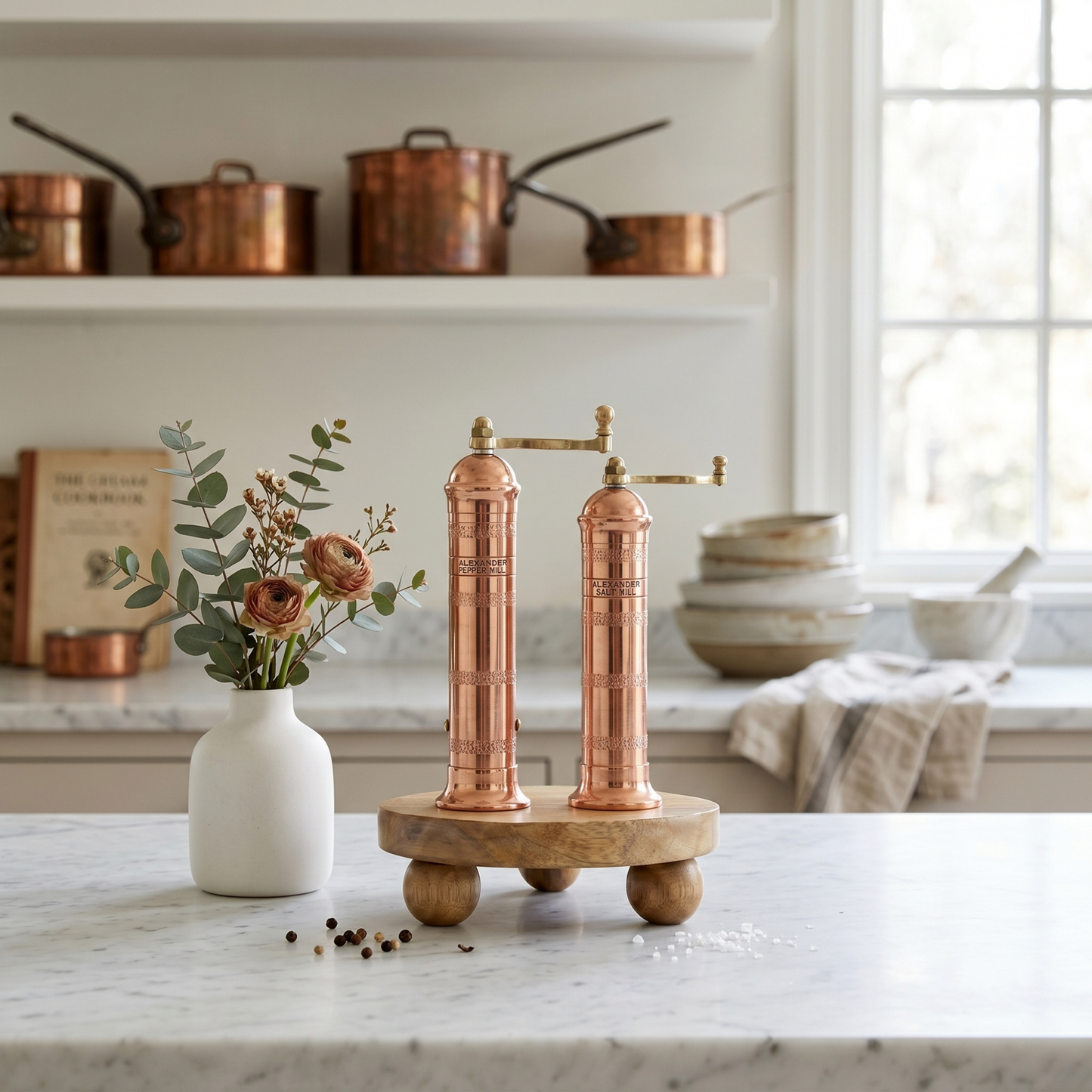 Brass & Copper Salt & Pepper Mills