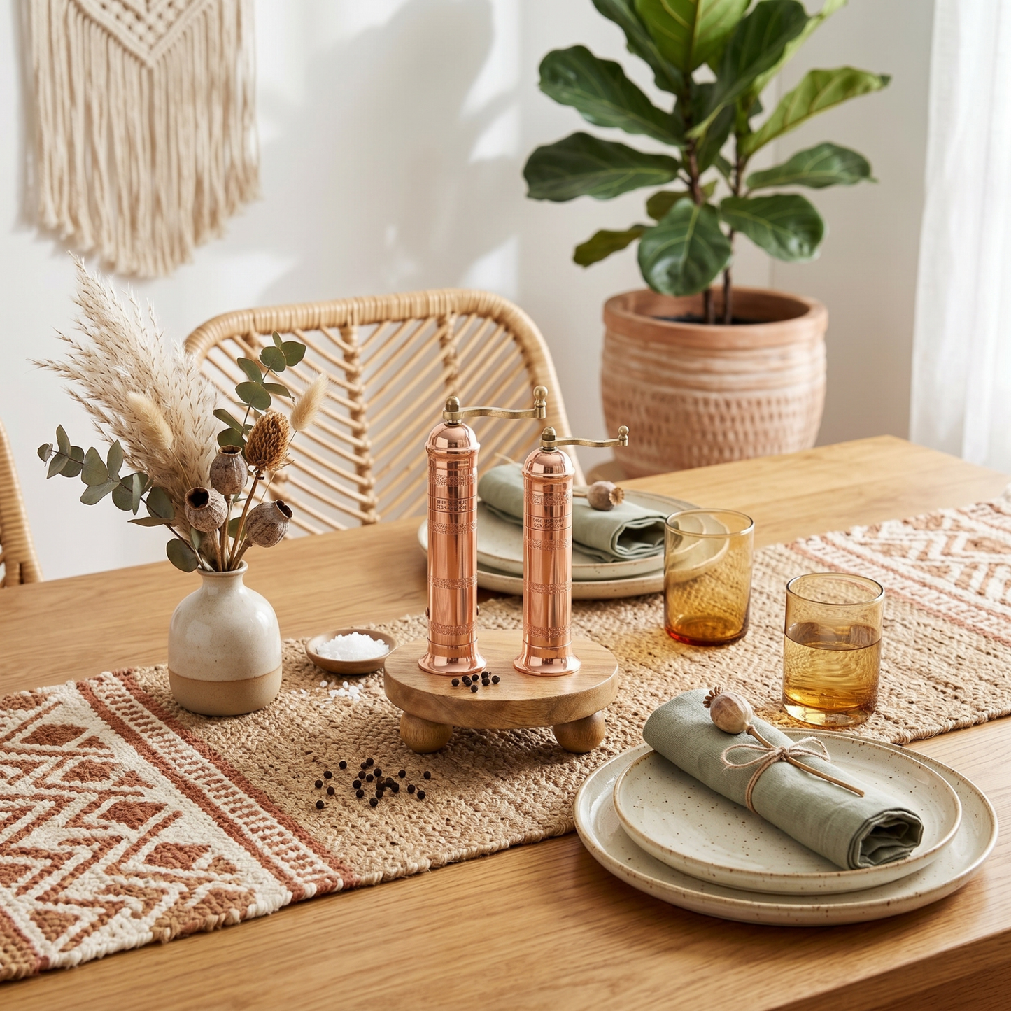 Brass & Copper Mills Riser Set