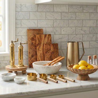 Artisan Brass Pitcher