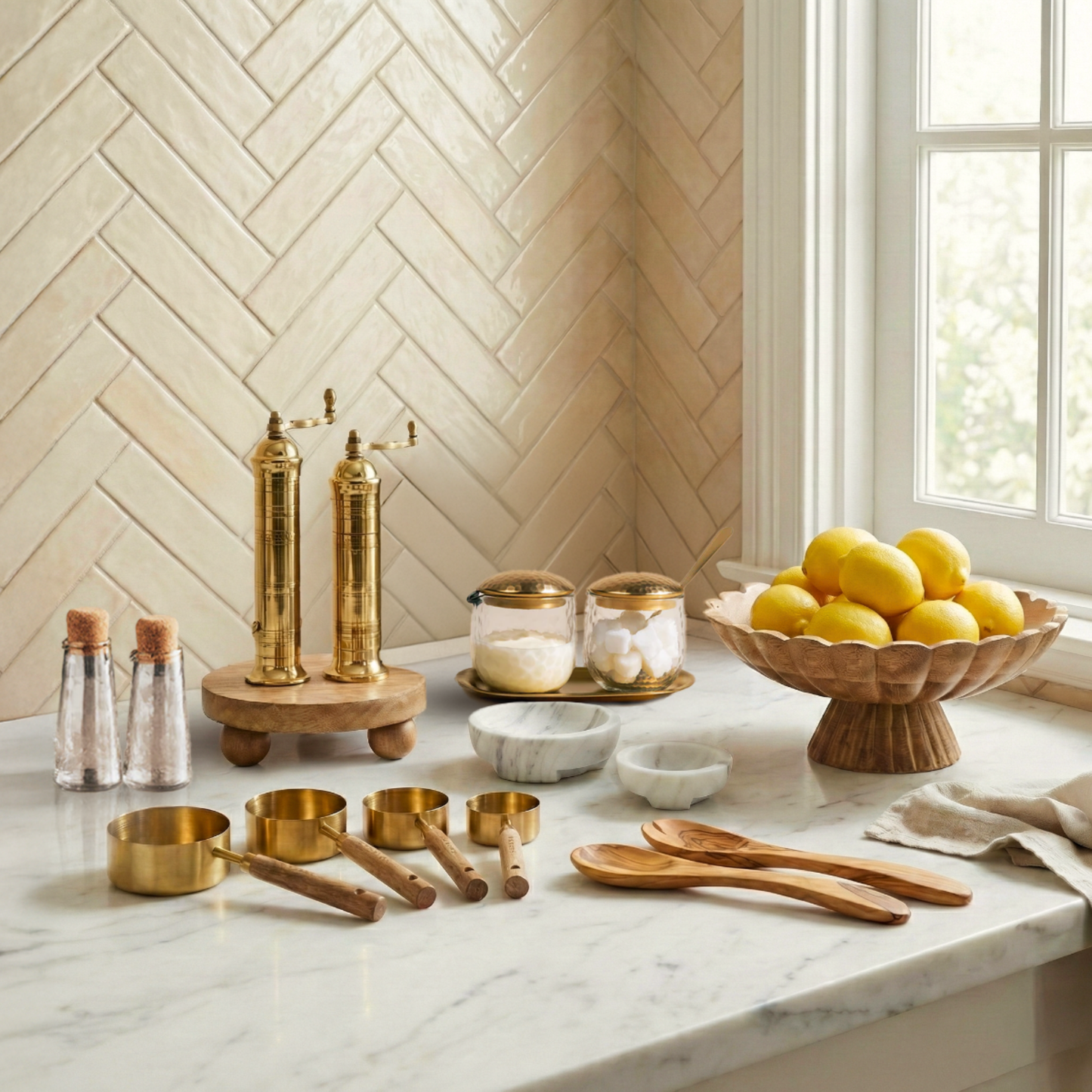 Brass Salt & Pepper Mills