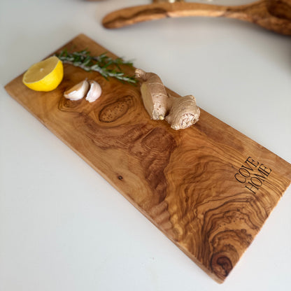Olive Wood Rectangular Board - Cove Home