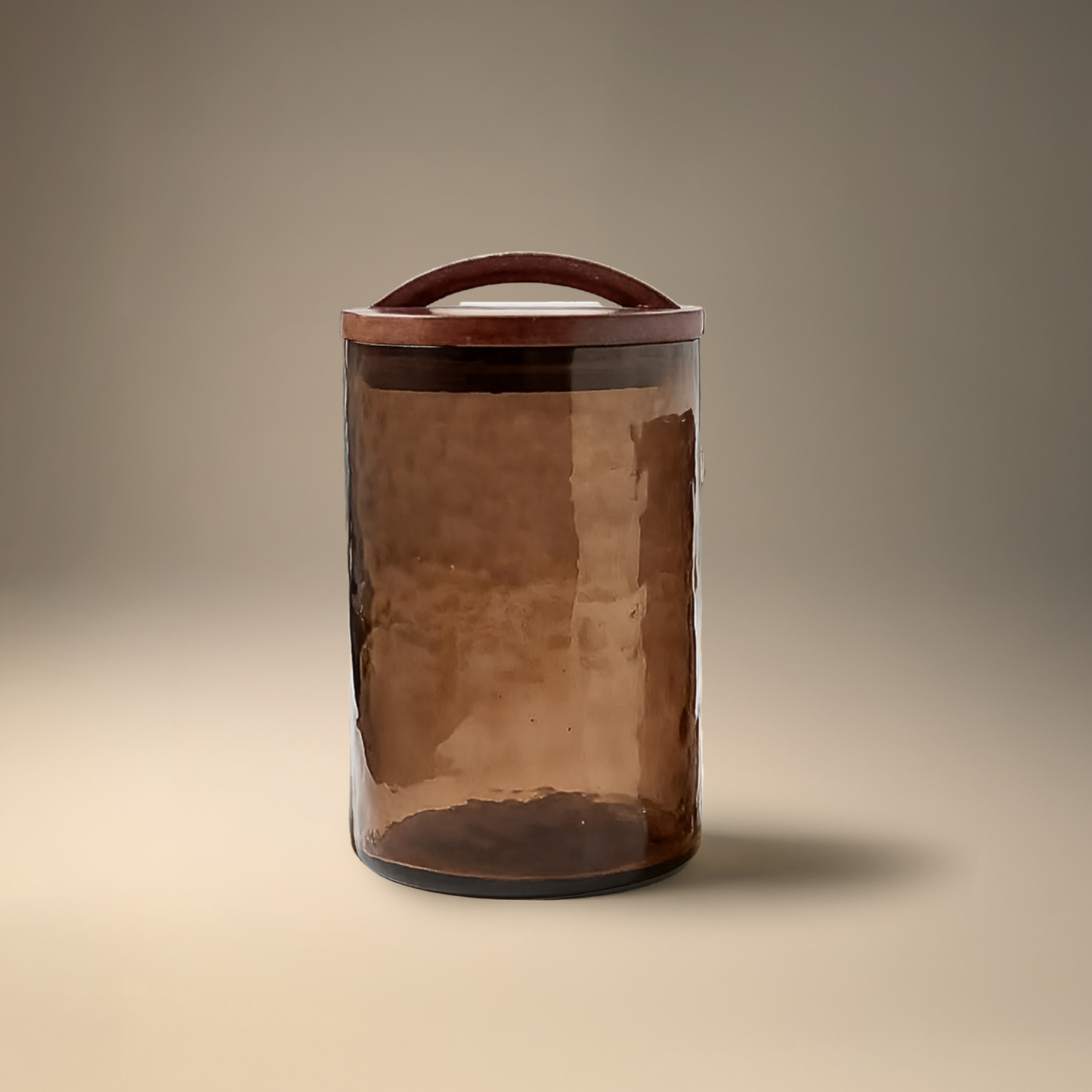 Handblown Heritage Canister - Smokey
