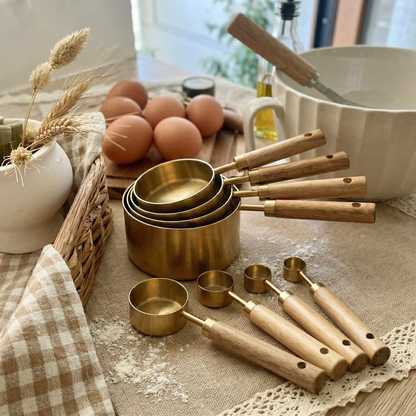 Golden Measuring Spoons Set