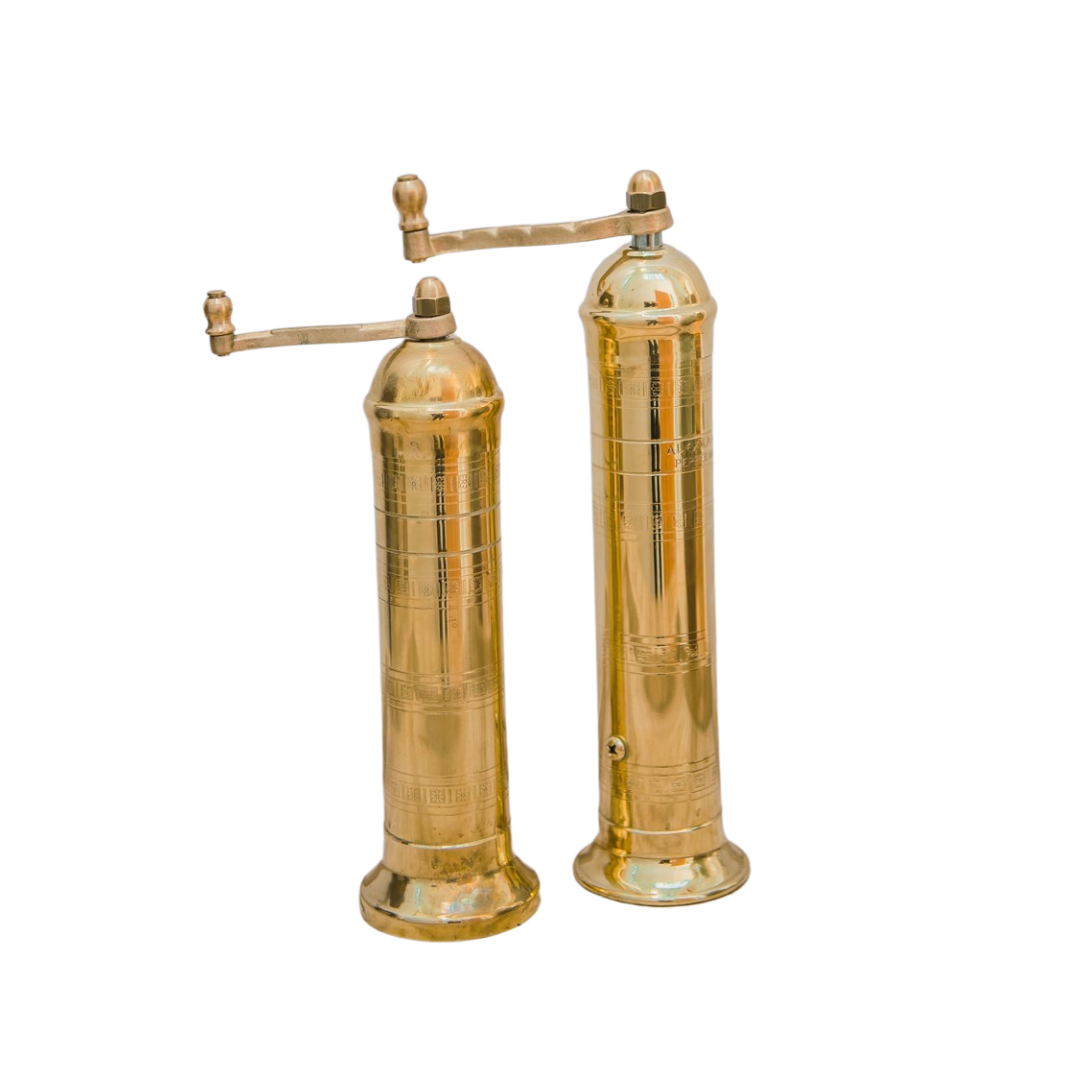 Brass Salt & Pepper Mills -  Set