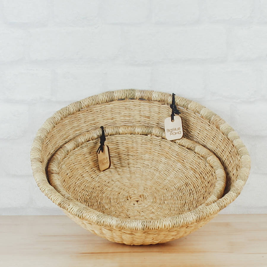 Bolga Basket Tray - Natural