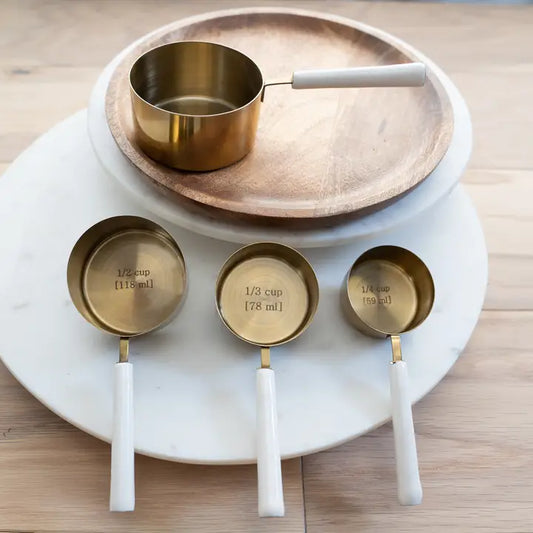 Brass Measuring Cup Set