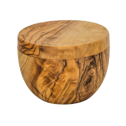 Olive Wood Salt Cellar - Cove Home